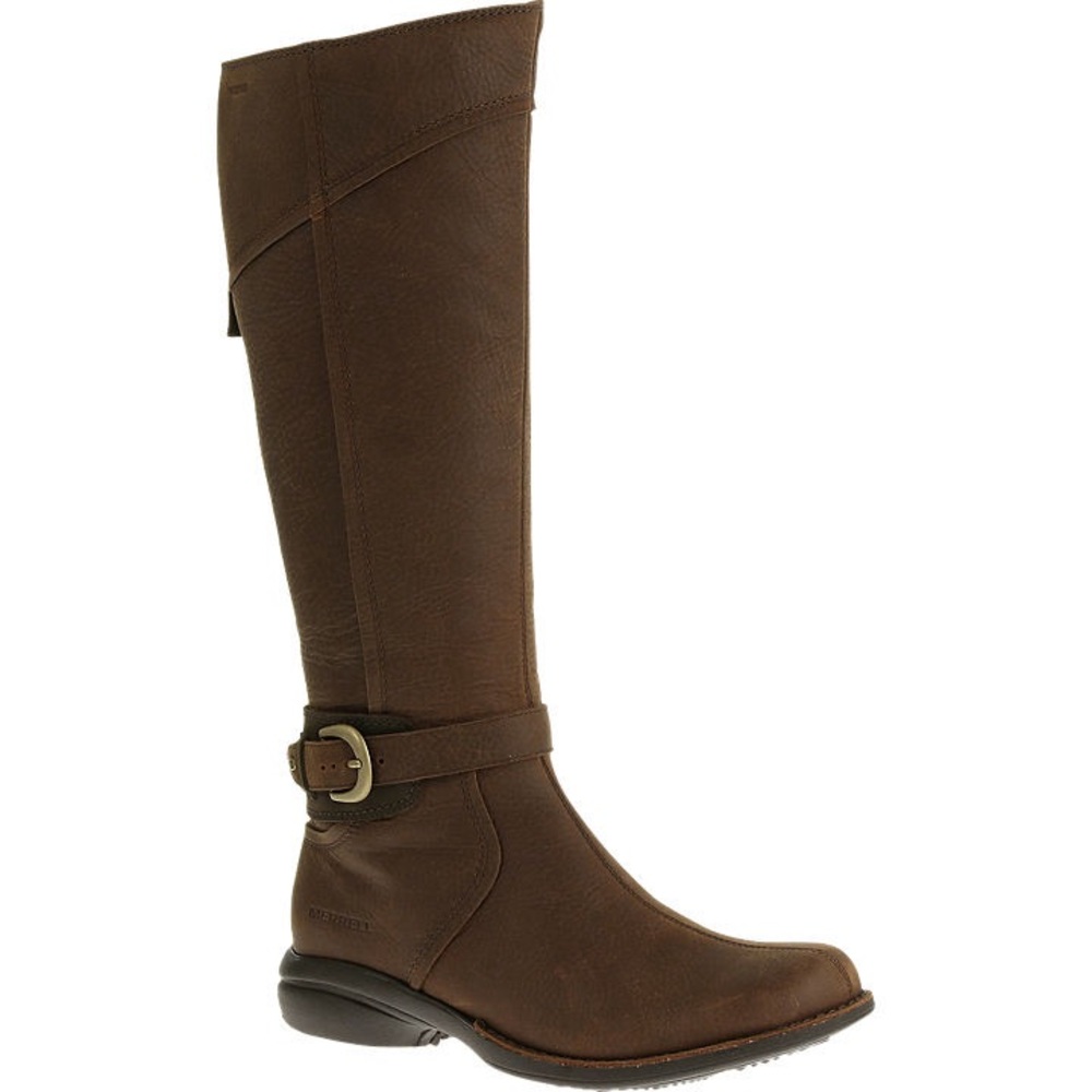 Merrell NWOT Captiva waterproof leather boots, women’s espresso